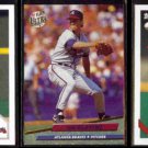 TOM GLAVINE (3) Card Lot (1991 - 1993).  BRAVES