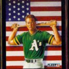 MARK McGWIRE 1991 Fleer Pro Vision #4 of 12.  A's