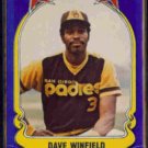 DAVE WINFIELD 1981 Fleer Star Sticker #25.  PADRES