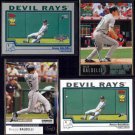 ROCCO BALDELLI (4) Card Lot (2004).  RAYS