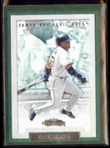GREG VAUGHN 2002 Fleer Showcase #15.  RAYS