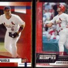 ALBERT PUJOLS 2002 Donruss Fan Club #40+ 2005 UD ESPN #78.  CARDS
