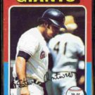 STEVE ONTIVEROS 1975 Topps #483.  GIANTS