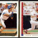 RUBEN AMARO Jr. 1993 Topps GOLD Insert + 1993 Score.  PHILLIES
