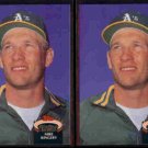 MIKE KINGERY (2) 1992 Stadium Club #862.  A's