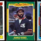 HAROLD BAINES (3) Card Odd Ball Lot (1985, 1986 + 1989).  WHITE SOX