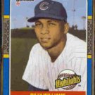 BILLY WILLIAMS 1987 Donruss Highlights #20.  CUBS