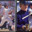 TIM SALMON 1993 Flair #177 + 1994 Fleer #27.  ANGELS