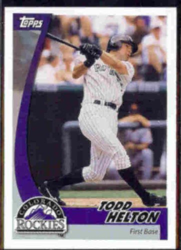 TODD HELTON 2002 Topps Post Cereal Insert #11 of 30.  ROCKIES