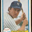 GRAIG NETTLES 1981 Fleer #87.  YANKEES