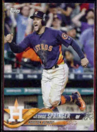 GEORGE SPRINGER 2018 Topps Team Set #AL-4.  ASTROS