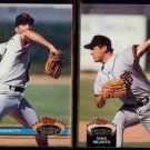 DAVID RIGHETTI 1991 Stadium Club #356 + 1992 SC #107.  GIANTS