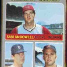 SAM McDOWELL 1970 Topps KO Leaders #72 w/ Lolich.  INDIANS