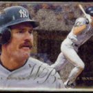 WADE BOGGS 1995 Flair Sparkle Insert #63.  YANKEES