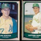 CATFISH HUNTER (2) 1989 Pacific Legends #193 + #16.  A's