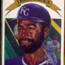 WILLIE WILSON 1982 Donruss Diamond Kings #15.  ROYALS