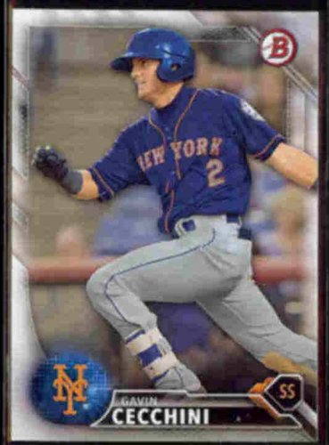 GAVIN CECCHINI 2016 Bowman Prospect #BP93.  METS