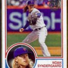 NOAH SYNDERGAARD 2018 Topps Anniversary Insert #83-6.  METS