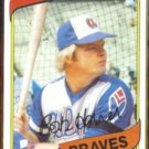 BOB HORNER 1980 Topps #108.  BRAVES