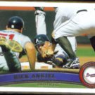 RICK ANKIEL 2011 Topps #34.  BRAVES