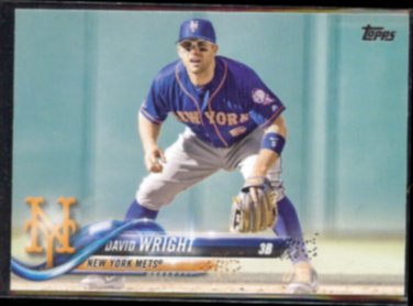 DAVID WRIGHT 2018 Topps #588.  METS