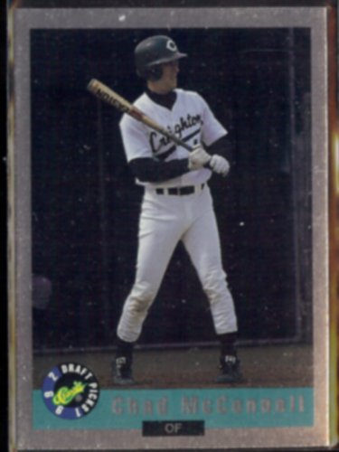 CHAD McCONNELL  1992 Classic Draft Picks Silver Insert #BC10.  CREIGHTON