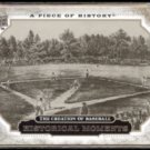 The Creation of Baseball - A Piece of History 2008 Upper Deck #198.