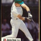 BENITO SANTIAGO 1993 Jimmy Dean Insert #21 of 28.  MARLINS