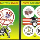YANKEES (2) Logo Stickers 1990 Fleer.  Top Hat - NEW YORK