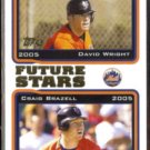 DAVID WRIGHT 2005 Topps Future Stars #330.  NY METS