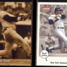 REGGIE JACKSON 1995 UD Eagle Snacks + 2001 Fleer Greats.  YANKEES