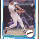 BENITO SANTIAGO 1988 Score Young Superstar #2 of 40.  PADRES