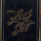 1992 Leaf Black Gold Set Header Card  Leaf History Back