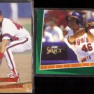DAMION EASLEY 1993 Ultra Rookie #161 + 1993 Select Rookie #328.  ANGELS