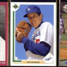 OREL HERSHISER (3) Card Lot (1991 + 1992).  DODGERS