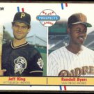 JEFF KING 1988 Fleer Prospects 653.  PIRATES