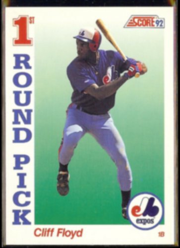 CLIFF FLOYD 1992 Score Draft #801.  EXPOS