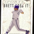 GEORGE BRETT 1992 Upper Deck Insert #SP5 w/ YOUNT on reverse.  ROYALS