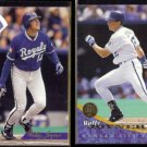 WALLY JOYNER 1995 Leaf #194 + 1994 Leaf #141.  ROYALS