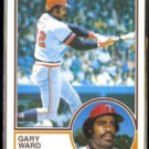 GARY WARD 1983 Topps #517.  TWINS