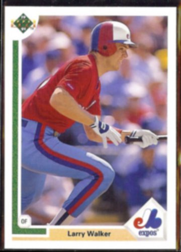 LARRY WALKER 1991 Upper Deck #536.  EXPOS