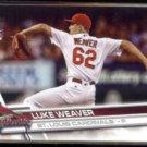 LUKE WEAVER 2017 Topps Rookie #234.  CARDS