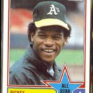 RICKEY HENDERSON 1983 Topps All Star #391.  A's