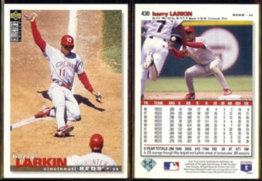 BARRY LARKIN (2) 1995 Upper Deck CC #430.  REDS