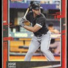 JOSE ABREU 2020 Panini Donruss Red Foil Insert #107.  WHITE SOX