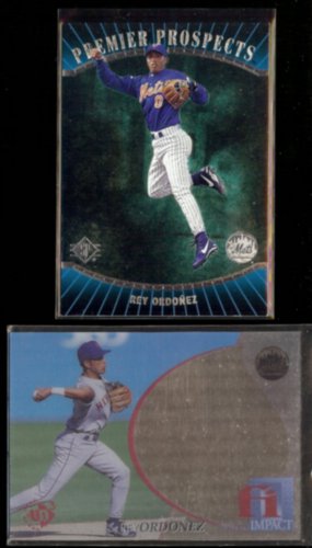 REY ORDONEZ 1996 Upper Deck SP Prospects + 1997 UD3 Future Impact.  METS