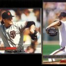 ROD BECK 1993 Stadium Club #81 + 1993 Ultra #126.  GIANTS