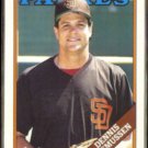 DENNIS RASMUSSEN 1988 Topps Traded #91T.  PADRES