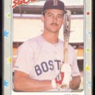 MIKE GREENWELL 1988 Fleer Star Stickers #9.  RED SOX