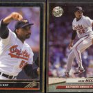 JOSE MESA 1992 Leaf Black GOLD Insert + 1992 Ultra.  ORIOLES